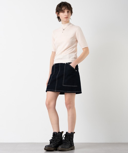 tシャツ 「ELOOPS」クルーネック フィットニットTシャツ・プルオーバー レディース メンズ tシャツ 「ELOOPS」クルーネック フィットニットTシャツ・プル