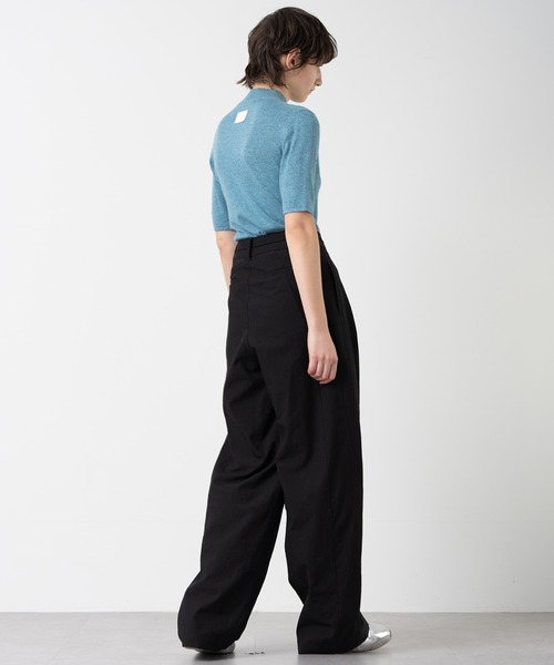 tシャツ 「ELOOPS」クルーネック フィットニットTシャツ・プルオーバー レディース メンズ tシャツ 「ELOOPS」クルーネック フィットニットTシャツ・プル