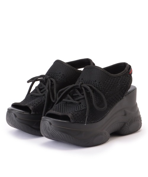 ジルサンダー☆厚底 レースアップスニーカー black JIL SANDER ジルサンダー スニーカー J32WS0018 P4868 メンズ