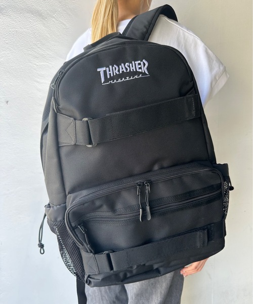 THRASHER TH-D 25L　バックパック BLACK THRASHER スラッシャー バックパック リュック 25L PC収納 多