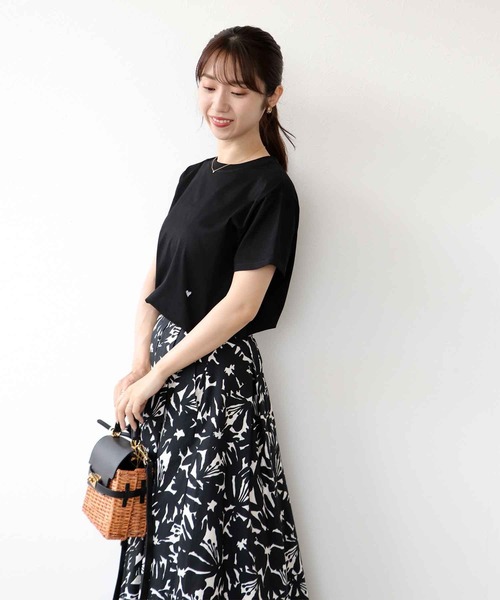 今季新品ジネス　プリントタックスカート プリントタックスカート | AND ON JIONE STORE（アンドオン