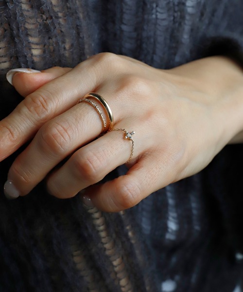 SIENA ROSE 指輪 リング 「オンライン限定」unwavering・クロス