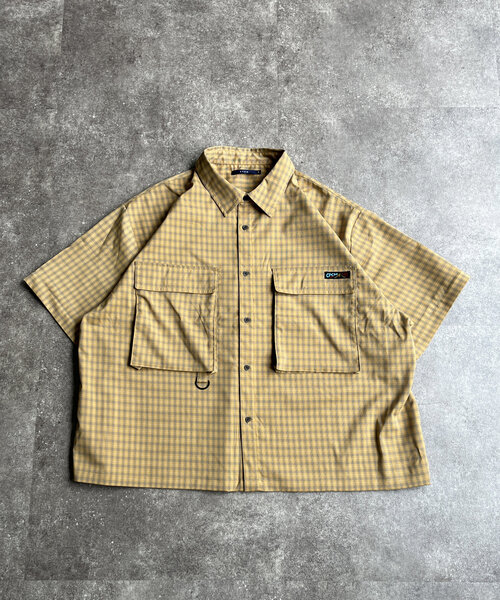 CPCM ブラウス シャツ デタッチャブルチェックフィッシング
