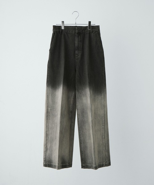 dnd4des グラデーション ジーンズ vintage加工 VELNUS ジーンズ 「VELNUS」Vintage design gradation crack