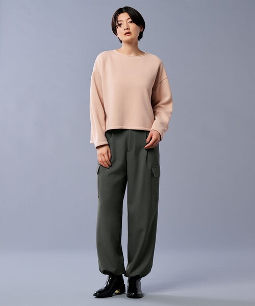 23区 - uncrave アンクレイヴ ダンボールジャージ カットソー 23区 - uncrave アンクレイヴ ダンボールジャージ カットソーの
