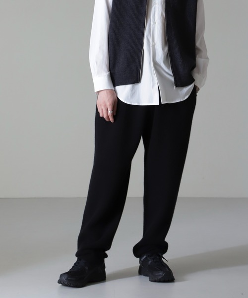 NANO universe パンツ AQUA ウールカシミヤニットパンツ メンズ NANO universe パンツ AQUA ウールカシミヤニットパンツ メンズ