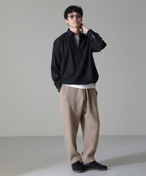 カシミヤ パンツ NANO universe（ナノ・ユニバース） パンツ AQUA ウールカシミヤニット