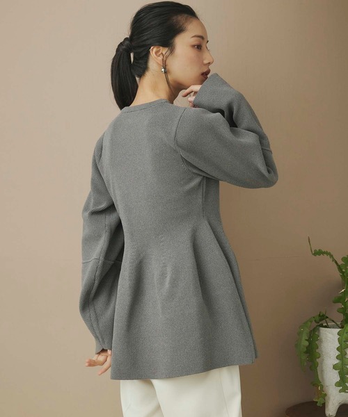 fifth（フィフス） ニット セーター ペプラムニットチュニック