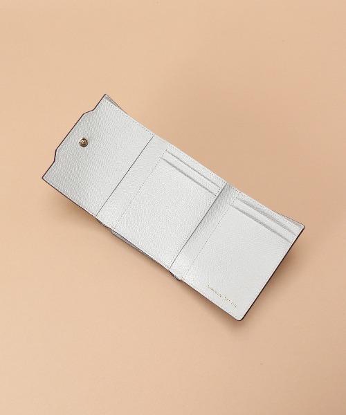 Samantha Thavasa 財布 シンプルラメ 三つ折り財布 レディース