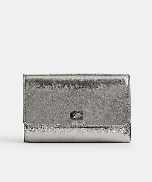 COACH 財布 エッセンシャル ミディアム フラップ ウォレット