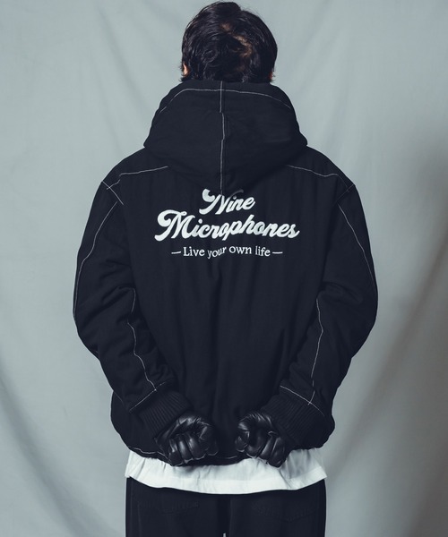 NineMicrophones ブルゾン アウター DUCK HOODED JKT メンズ 