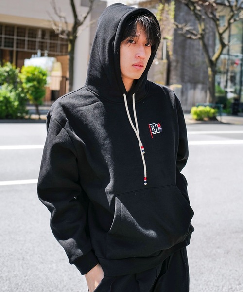 roial パーカー HOODIE/ROIAL(ロイアル)ワンポイントロゴ刺繍