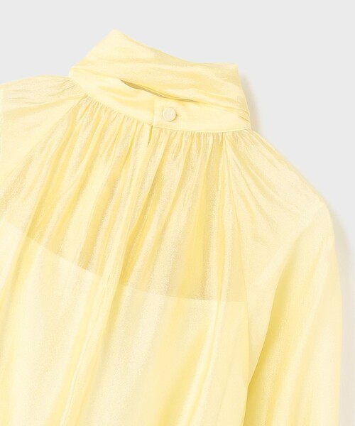 GRACE CONTINENTAL ブラウス シャツ シアーボウタイブラウス GRACE CONTINENTAL ブラウス シャツ シアーボウタイブラウス
