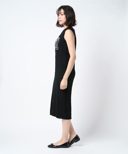 HYSTERIC GLAMOUR 「HYSTERIC GLAMOUR」 ニットワンピース FREE