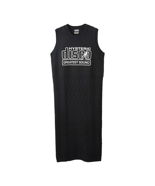 HYSTERIC GLAMOUR 「HYSTERIC GLAMOUR」 ニットワンピース FREE