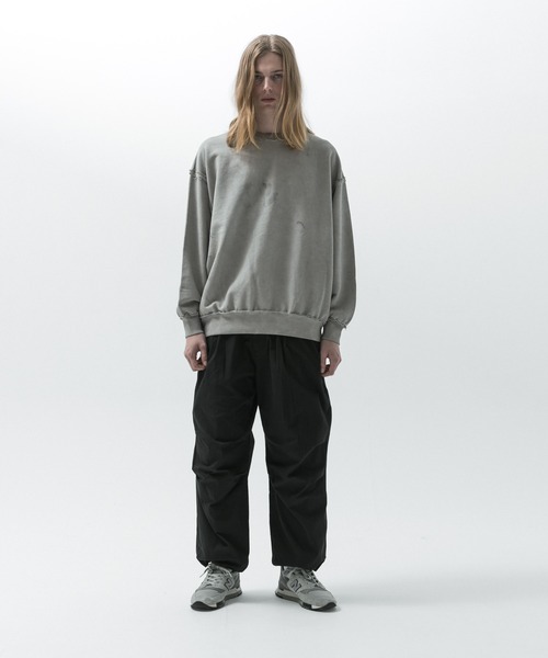 glamb Knee Tuck Pants グラム ニータックパンツ グレー SLICK パンツ 「SLICK/スリック」N/C Twill Knee Tuck Easy