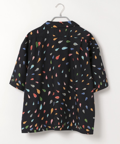 「TSUMORI CHISATO」 半袖ブラウス 02 ブラック レディース TSUMORI CHISATO 「TSUMORI CHISATO」 花柄半袖ブラウス 2