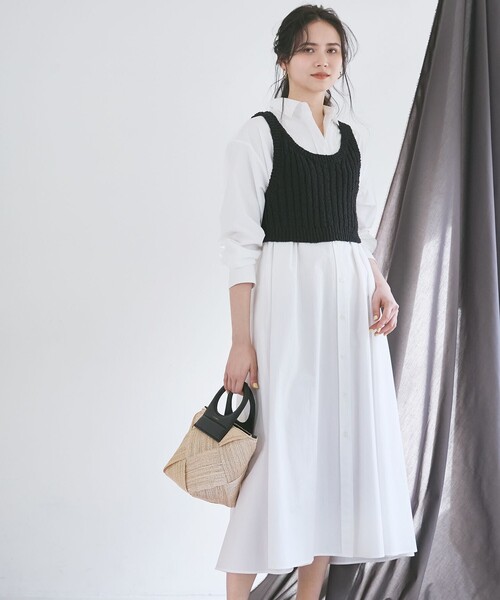 23区（ニジュウサンク） シャツワンピース 「SLOW/一部店舗限定