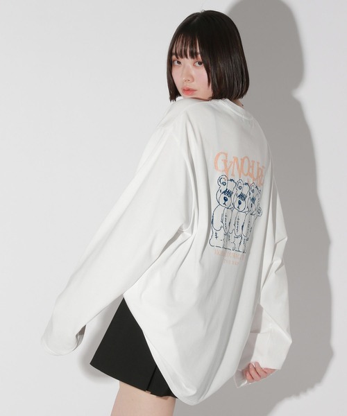 Anui tシャツ 「UNISEX/2サイズ展開」GRMベアー三つ子ロンT