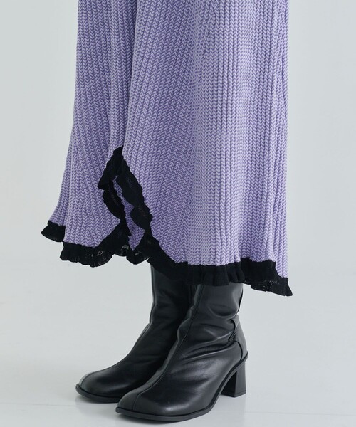 AKANE UTSUNOMIYA アカネウツノミヤ ワンピース 紫 パープル