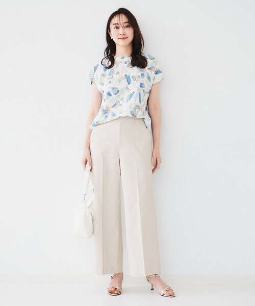 FPR96EXWW 90本　新品 UNTITLED（アンタイトル） ワイドパンツ パンツ 「清涼感/洗濯機洗い可