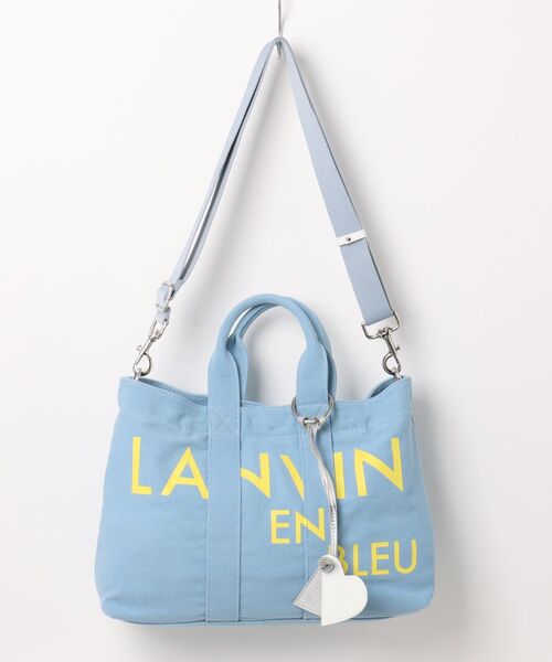 【大人キュートな魅力♡】LANVIN en Bleu トートバッグ 大人キュートな魅力♡】LANVIN en Bleu トートバッグ