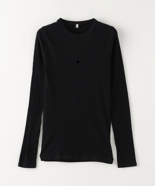 tシャツ 「BASERANGE」HEART LONG SLEEVE TEE/カットソー レディース