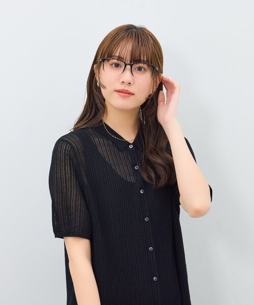 Zoff（ゾフ） 伊達メガネ メガネ 眼鏡 ウェリントン型 メガネ｜チタン