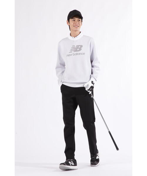 ニューバランスゴルフ スウェットロングストレッチパンツダンボールニット4ブラック New Balance Golf パンツ 「new balance golf」軽量ダンボール