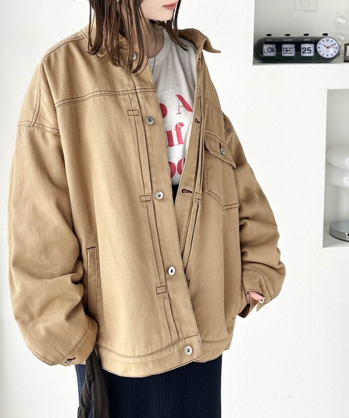 ebure ベージュ デニムジャケット classicalelf（クラシカルエルフ） デニムジャケット MEDIUM ベージュ