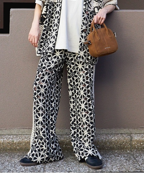 パンツ MAISON SPECIAL Embroidery Easy Pants Embroidery Easy Pants