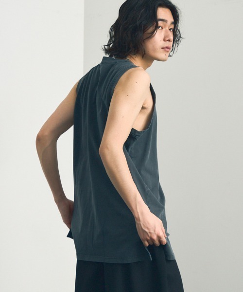 Shoowtime（ショウタイム） タンクトップ Pigment dyed oversized tank