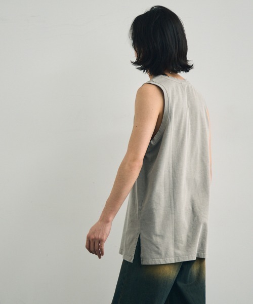 Shoowtime（ショウタイム） タンクトップ Pigment dyed oversized tank
