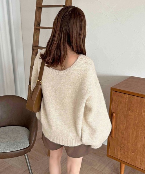 「apres jour clair」 「apres jour clair」長袖ニット X-LARGE オレンジ系その他 レディース_画像6