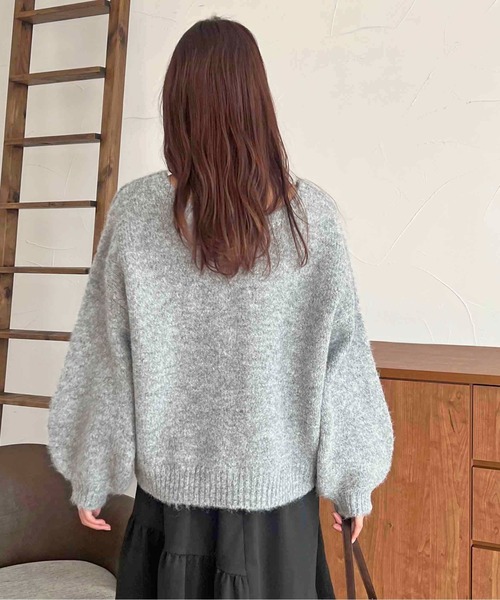 「apres jour clair」 「apres jour clair」長袖ニット X-LARGE オレンジ系その他 レディース_画像8