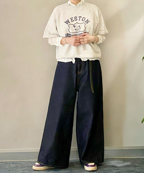 JOURNAL STANDARD LUXE　デニムパンツ SMALL ネイビー JOURNAL STANDARD LUXE 「JOURNAL LUXE」 デニムパンツ SMALL