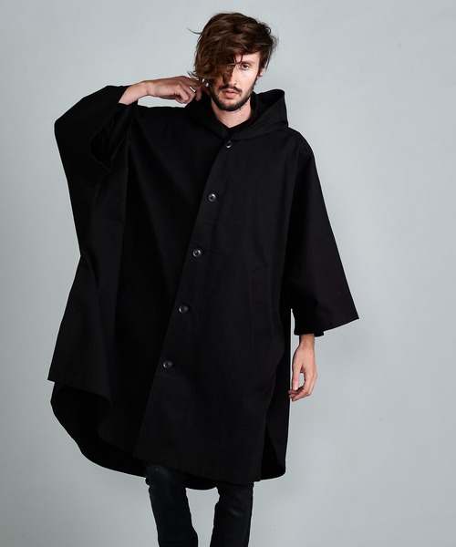 NO ID.（ノーアイディー） コート ONE SIZE ブラック メンズ