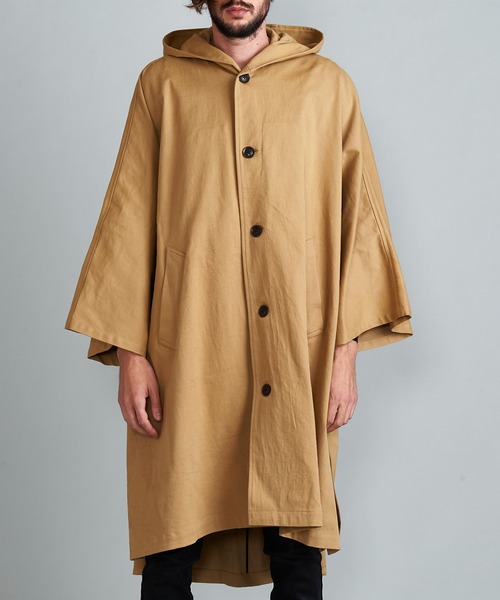 NO ID.（ノーアイディー） コート ONE SIZE ブラック メンズ