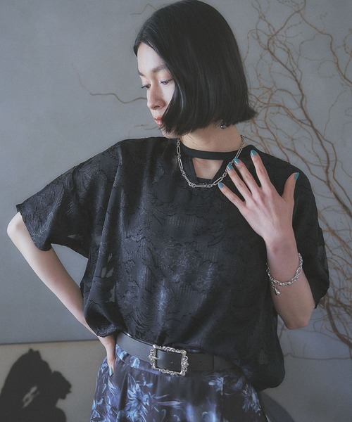 tシャツ シアージャガードトップス(HARE) レディース HARE tシャツ シアージャガードトップス(HARE) レディース