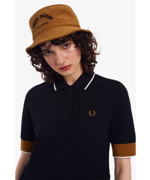 FRED PERRY 「FRED PERRY」 シャツワンピース 10 ブラック