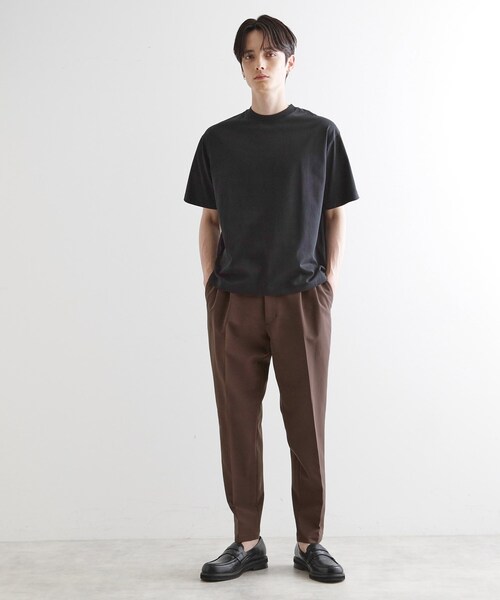 パンツ Jedblackhiroaki パンツ CURVED RAW EDGE TROUSERS 25S