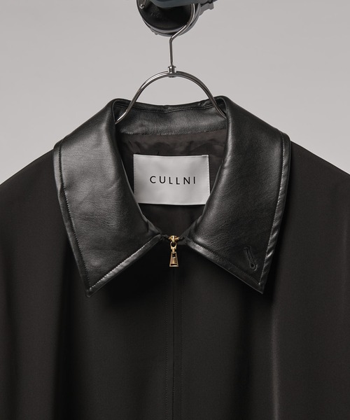 CULLNI（クルニ） ブルゾン アウター 「CULLNI/クルニ」襟レザー切替