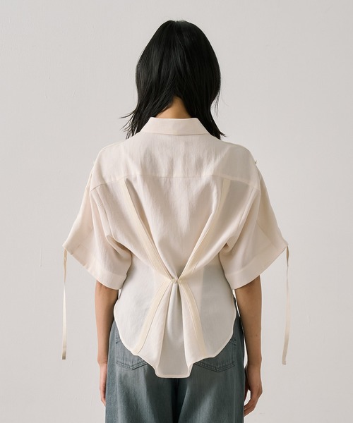 トップス UNITEDTOKYO Adjustable Length Mesh Shirt Adjustable Length Mesh Shirt｜ウォッシャブル/半袖/夏服/秋服
