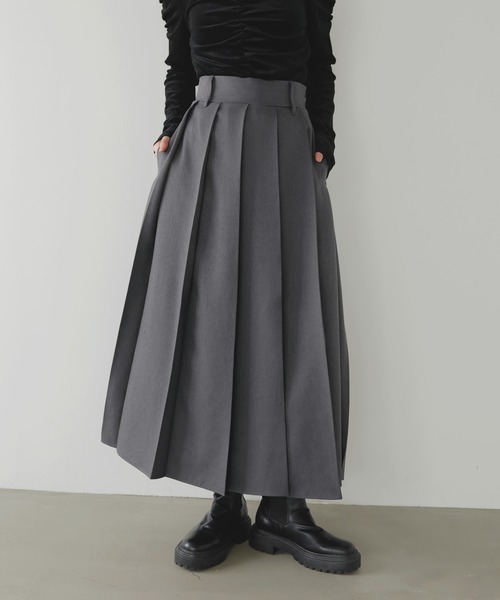 プリーツスカート ZUCCa / S ニットプリーツ / スカート(M green(10)): SALE| A