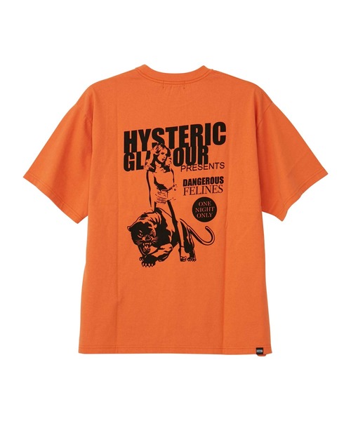 「HYSTERIC GLAMOUR」 半袖Tシャツ LARGE ベージュ メンズ