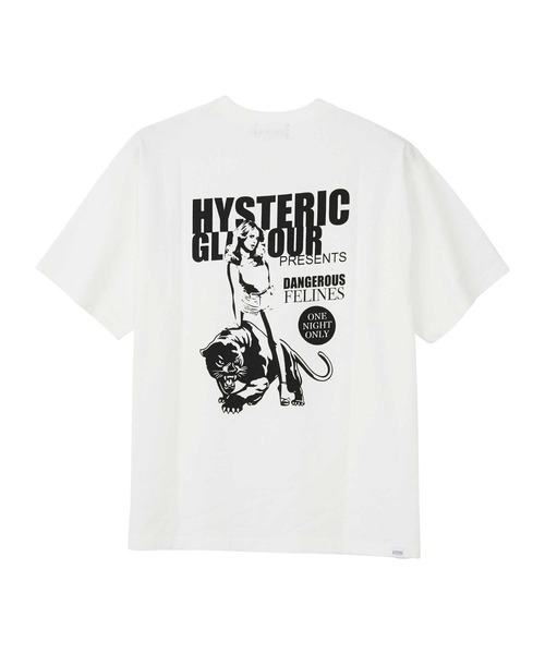 「HYSTERIC GLAMOUR」 半袖Tシャツ LARGE ベージュ メンズ