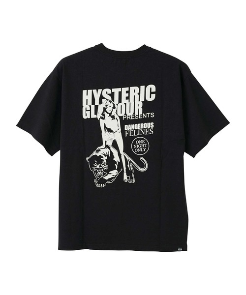 「HYSTERIC GLAMOUR」 半袖Tシャツ LARGE ベージュ メンズ