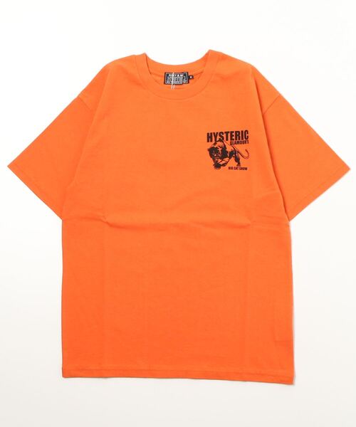 「HYSTERIC GLAMOUR」 半袖Tシャツ LARGE ベージュ メンズ