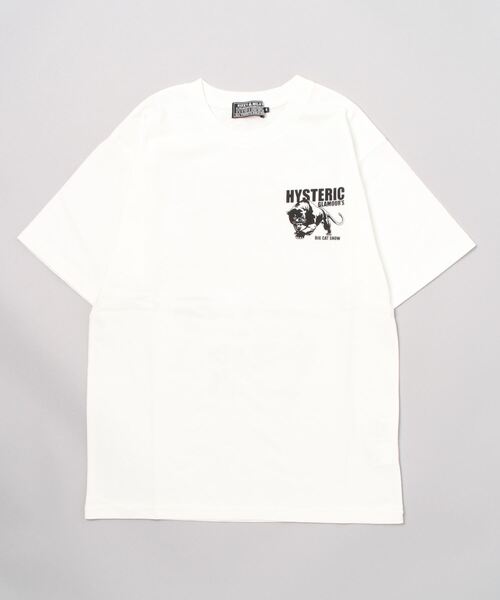 「HYSTERIC GLAMOUR」 半袖Tシャツ LARGE ベージュ メンズ