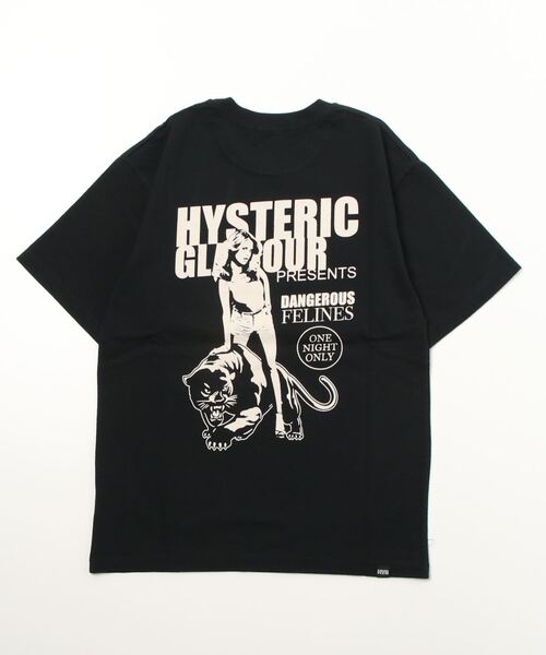 「HYSTERIC GLAMOUR」 半袖Tシャツ LARGE ベージュ メンズ